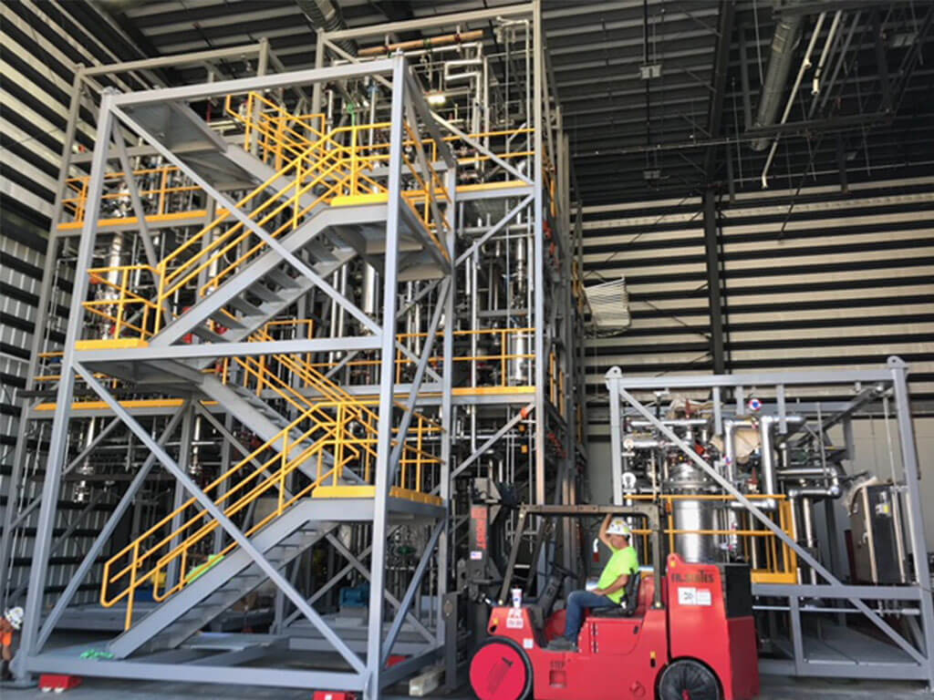 A Modular Approach to a Polypropylene Recycling Pilot Plant