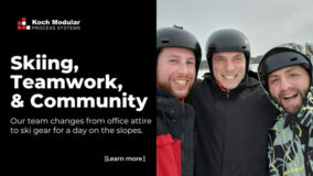Koch Modular Employees Hit the Slopes